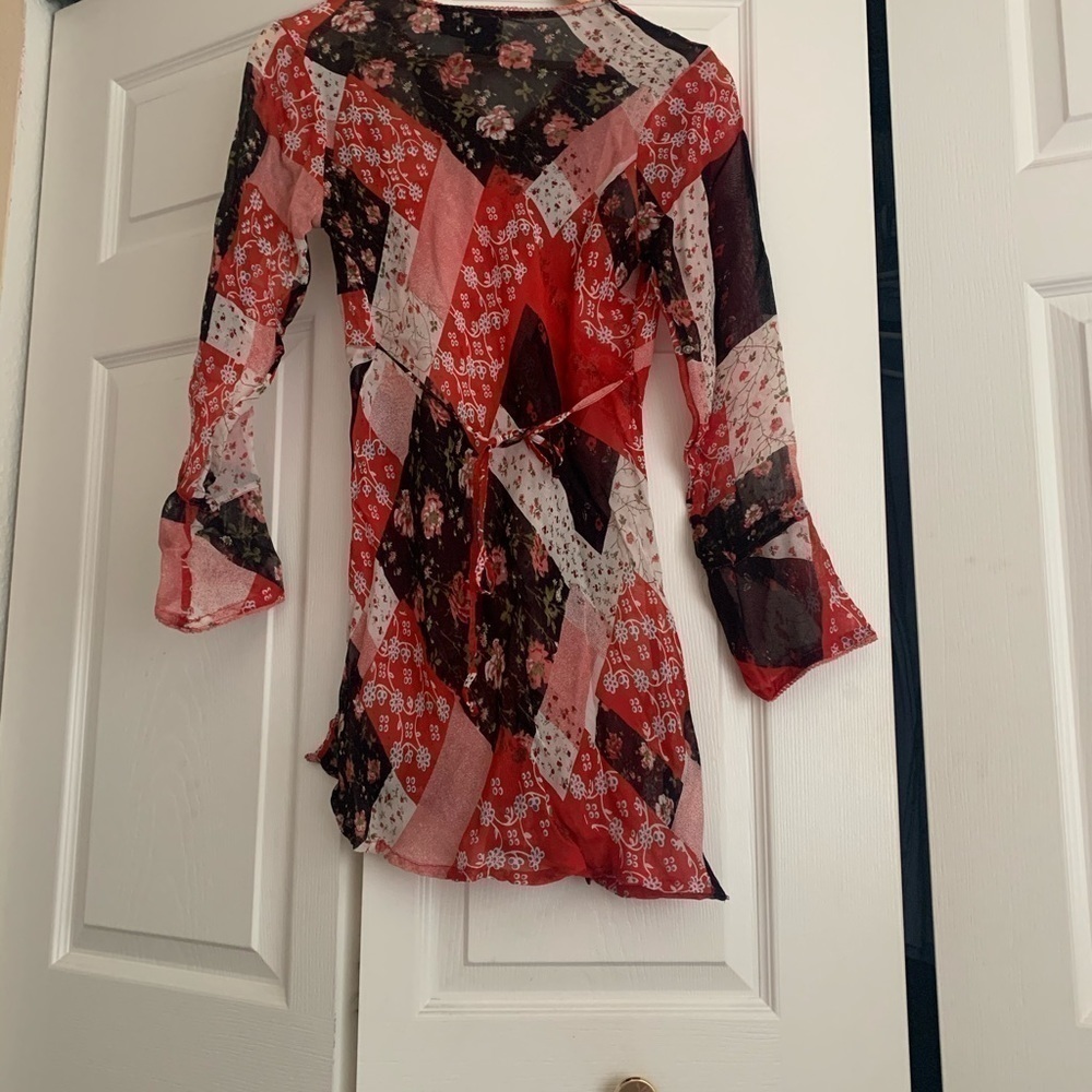 Y2K floral blouse - Picture 4 of 7